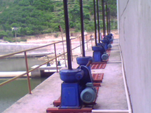 2013年湖南四建三水污水处理厂工程施工现场